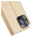 Dux Ducis Skin Pro Holster Flip Cover for iPhone 14 Pro gold