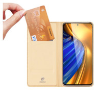 Dux Ducis Skin Pro Holster Cover Flip Cover for Xiaomi Poco F4 5G gold