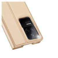 Dux Ducis Skin Pro Holster Cover Flip Cover for Xiaomi Poco F4 5G gold