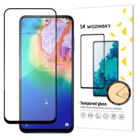 Wozinsky Super Tough Full Glue Tempered Glass Full Screen With Frame Case Friendly TCL 20 5G Black