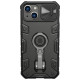 Nillkin CamShield Armor Pro Magnetic Case iPhone 14 Plus MagSafe armored cover stand ring black