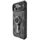 Nillkin CamShield Armor Pro Magnetic Case iPhone 14 Plus MagSafe armored cover stand ring black