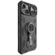 Nillkin CamShield Armor Pro Magnetic Case iPhone 14 Plus MagSafe armored cover stand ring black