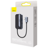 Baseus PadJoy universal 6in1 USB-C USB-C HUB for tablet / smartphone - dark gray