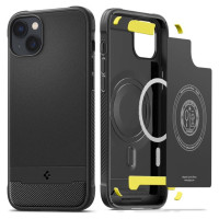 Spigen Rugged Armor Mag Case with MagSafe for iPhone 14 - Matte Black