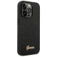 Guess GUHCP14LHGGSHK iPhone 14 Pro 6,1" czarny/black hard case Glitter Script