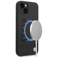 BMW Case BMW BMHMP14MSLBLBK iPhone 14 Plus 6.7 "black / black hardcase Silicone Signature Logo Magsafe