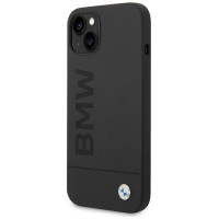 BMW Case BMW BMHMP14MSLBLBK iPhone 14 Plus 6.7 "black / black hardcase Silicone Signature Logo Magsafe