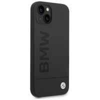 BMW Case BMW BMHMP14MSLBLBK iPhone 14 Plus 6.7 "black / black hardcase Silicone Signature Logo Magsafe