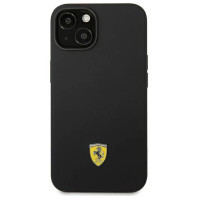 Ferrari FEHCP14MSIBBK iPhone 14 Plus 6.7" black/black hardcase Silicone Metal Logo