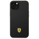 Ferrari FEHCP14MSIBBK iPhone 14 Plus 6.7" black/black hardcase Silicone Metal Logo