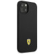 Ferrari FEHCP14MSIBBK iPhone 14 Plus 6.7" black/black hardcase Silicone Metal Logo