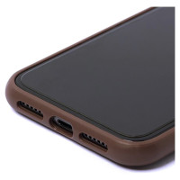 Guess case for iPhone 11 / XR from the 4G Big Metal Logo series - brown