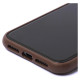 Guess case for iPhone 11 / XR from the 4G Big Metal Logo series - brown