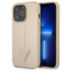 Guess GUHCP14LPSATLE iPhone 14 Pro 6,1 "beige / beige hardcase SaffianoTriangle Logo
