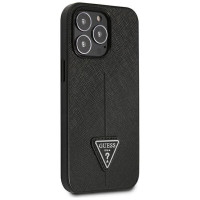 Guess GUHCP14LPSATLK iPhone 14 Pro 6.1" black/black hardcase SaffianoTriangle Logo