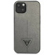 Guess GUHCP14MPSATLG iPhone 14 Plus 6.7 "silver / silver hardcase SaffianoTriangle Logo