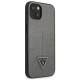 Guess GUHCP14MPSATLG iPhone 14 Plus 6.7 "silver / silver hardcase SaffianoTriangle Logo