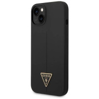 Guess GUHCP14MSLTGK iPhone 14 Plus 6.7" black/black hardcase Silicone Triangle