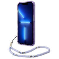 Guess GUHCP14XHGCOHU iPhone 14 Pro Max 6.7" purple/purple hardcase Translucent Pearl Strap
