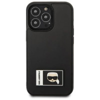 Karl Lagerfeld KLHCP13L3DKPK iPhone 13 Pro / 13 6,1" czarny/black hardcase Ikonik Patch