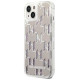 Karl Lagerfeld KLHCP14MLMNMS iPhone 14 Plus 6.7 "hardcase silver / silver Liquid Glitter Monogram