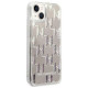 Karl Lagerfeld KLHCP14MLMNMS iPhone 14 Plus 6.7 "hardcase silver / silver Liquid Glitter Monogram