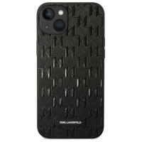 Karl Lagerfeld KLHCP14MSAKLHPK iPhone 14 Plus 6.7 "hardcase black / black Saffiano Mono Metal Logo