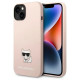 Karl Lagerfeld KLHCP14MSLCTPI iPhone 14 Plus 6.7 "hardcase light pink / light pink Silicone Choupette Body