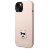 Karl Lagerfeld KLHCP14MSLCTPI iPhone 14 Plus 6.7 "hardcase light pink / light pink Silicone Choupette Body