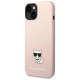 Karl Lagerfeld KLHCP14MSLCTPI iPhone 14 Plus 6.7 "hardcase light pink / light pink Silicone Choupette Body