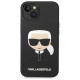 Karl Lagerfeld KLHCP14MSLKHBK iPhone 14 Plus 6.7 "hardcase black / black Silicone Karl`s Head