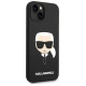 Karl Lagerfeld KLHCP14MSLKHBK iPhone 14 Plus 6.7 "hardcase black / black Silicone Karl`s Head