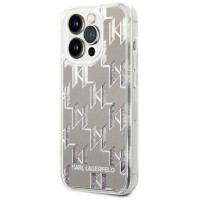 Karl Lagerfeld KLHCP14XLMNMS iPhone 14 Pro Max 6.7 "hardcase silver / silver Liquid Glitter Monogram