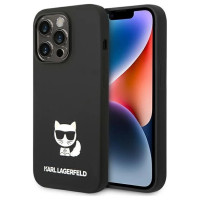 Karl Lagerfeld KLHCP14XSLCTBK iPhone 14 Pro Max 6.7 "hardcase black / black Silicone Choupette Body