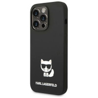 Karl Lagerfeld KLHCP14XSLCTBK iPhone 14 Pro Max 6.7 "hardcase black / black Silicone Choupette Body