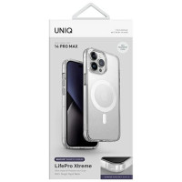 Uniq LifePro Xtreme Magclick Charging case for iPhone 14 Pro Max - transparent