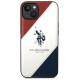 U.s. Polo Assn. US Polo USHCP14MPSO3 iPhone 14 Plus 6.7" white/white Tricolor Embossed