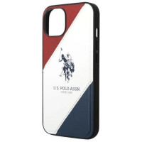 U.s. Polo Assn. US Polo USHCP14MPSO3 iPhone 14 Plus 6.7" white/white Tricolor Embossed