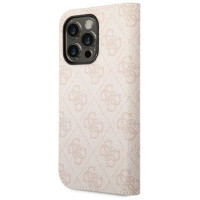 Guess GUBKP14LHG4SHP iPhone 14 Pro 6.1 "pink / pink book 4G Vintage Gold Logo