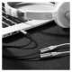Ugreen cable cable headphone splitter mini jack 3.5 mm - 2 x mini jack 3.5 mm (microphone + stereo output) black (AV141)