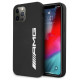 Mercedes AMG Silicone Big Logo case for iPhone 12 Pro Max - black