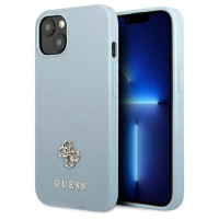 Guess GUHCP13MPS4MB iPhone 13 6.1" blue/blue hardcase Saffiano 4G Small Metal Logo