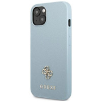 Guess GUHCP13MPS4MB iPhone 13 6.1" blue/blue hardcase Saffiano 4G Small Metal Logo