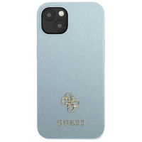 Guess GUHCP13MPS4MB iPhone 13 6.1" blue/blue hardcase Saffiano 4G Small Metal Logo