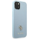 Guess GUHCP13MPS4MB iPhone 13 6.1" blue/blue hardcase Saffiano 4G Small Metal Logo