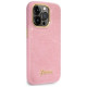 Guess Croco Collection case for iPhone 14 Pro - pink