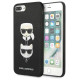 Karl Lagerfeld Saffiano Karl&Choupette Head case for iPhone 7 Plus / iPhone 8 Plus - black
