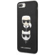 Karl Lagerfeld Saffiano Karl&Choupette Head case for iPhone 7 Plus / iPhone 8 Plus - black