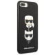 Karl Lagerfeld Saffiano Karl&Choupette Head case for iPhone 7 Plus / iPhone 8 Plus - black